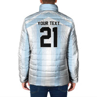 Vamos Argentina WC26 Custom Padded Jacket Vamos Argentina History Champions Blue - Wonder Print Shop