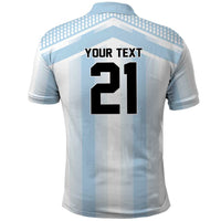 Vamos Argentina WC26 Custom Polo Shirt Vamos Argentina History Champions Blue - Wonder Print Shop