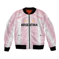 Vamos Argentina WC26 Custom Bomber Jacket Vamos Argentina History Champions Pink - Wonder Print Shop