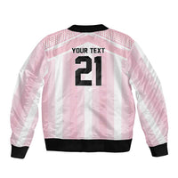 Vamos Argentina WC26 Custom Bomber Jacket Vamos Argentina History Champions Pink - Wonder Print Shop