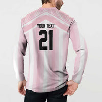 Vamos Argentina WC26 Custom Button Sweatshirt Vamos Argentina History Champions Pink - Wonder Print Shop