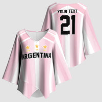 Vamos Argentina WC26 Custom Kimono Sleeve Blouse Vamos Argentina History Champions Pink - Wonder Print Shop