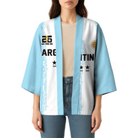World Football 2026 Argentina Custom Kimono Past Champions Future Legends Blue - Wonder Print Shop