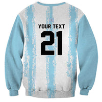 World Football 2026 Argentina Custom Sweatshirt Past Champions Future Legends Blue - Wonder Print Shop