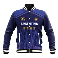 World Football 2026 Argentina Custom Baseball Jacket Past Champions Future Legends Purple - Wonder Print Shop