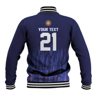 World Football 2026 Argentina Custom Baseball Jacket Past Champions Future Legends Purple - Wonder Print Shop
