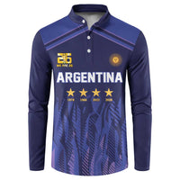 World Football 2026 Argentina Custom Button Sweatshirt Past Champions Future Legends Purple - Wonder Print Shop
