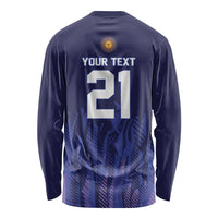 World Football 2026 Argentina Custom Long Sleeve Shirt Past Champions Future Legends Purple - Wonder Print Shop