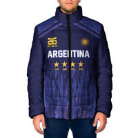 World Football 2026 Argentina Custom Padded Jacket Past Champions Future Legends Purple - Wonder Print Shop