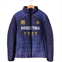 World Football 2026 Argentina Custom Padded Jacket Past Champions Future Legends Purple - Wonder Print Shop