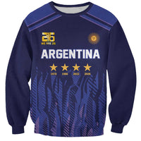World Football 2026 Argentina Custom Sweatshirt Past Champions Future Legends Purple - Wonder Print Shop