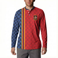 World Football 2026 Spain Custom Button Sweatshirt Vamos a Espana - Wonder Print Shop