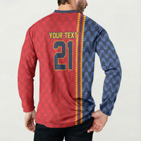 World Football 2026 Spain Custom Button Sweatshirt Vamos a Espana - Wonder Print Shop