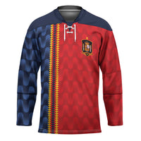 World Football 2026 Spain Custom Hockey Jersey Vamos a Espana - Wonder Print Shop