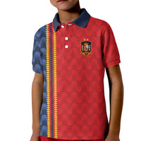 World Football 2026 Spain Custom Kid Polo Shirt Vamos a Espana - Wonder Print Shop