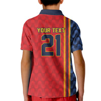 World Football 2026 Spain Custom Kid Polo Shirt Vamos a Espana - Wonder Print Shop