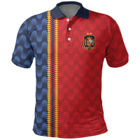 World Football 2026 Spain Custom Polo Shirt Vamos a Espana - Wonder Print Shop