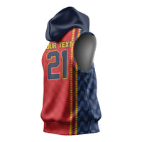 World Football 2026 Spain Custom Sleeveless Hoodie Vamos a Espana - Wonder Print Shop