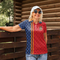 World Football 2026 Spain Custom Women Polo Shirt Vamos a Espana - Wonder Print Shop