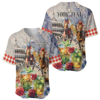 Personalized Kentucky Horse Race Baseball Jersey With Mint Julep Cocktail LT9 - Wonder Print Shop