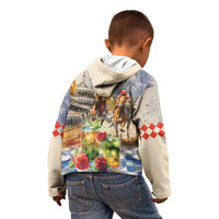 Personalized Kentucky Horse Race Kid Hoodie With Mint Julep Cocktail - Wonder Print Shop