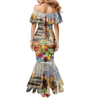 Personalized Kentucky Horse Race Mermaid Dress With Mint Julep Cocktail - Wonder Print Shop