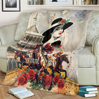 Personalized Kentucky Ladies Blanket The Run For The Roses Derby