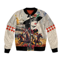 Personalized Kentucky Ladies Bomber Jacket The Run For The Roses Derby LT9 - Wonder Print Shop
