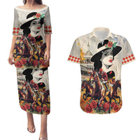 Personalized Kentucky Ladies Couples Matching Puletasi and Hawaiian Shirt The Run For The Roses Derby LT9 - Wonder Print Shop