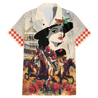 Personalized Kentucky Ladies Family Matching Mermaid Dress and Hawaiian Shirt The Run For The Roses Derby LT9 - Wonder Print Shop