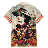 Personalized Kentucky Ladies Family Matching Mermaid Dress and Hawaiian Shirt The Run For The Roses Derby LT9 - Wonder Print Shop