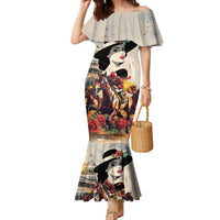 Personalized Kentucky Ladies Family Matching Mermaid Dress and Hawaiian Shirt The Run For The Roses Derby LT9 - Wonder Print Shop