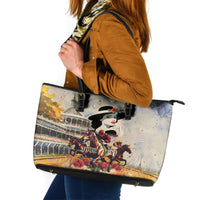 Personalized Kentucky Ladies Leather Tote Bag The Run For The Roses Derby - Wonder Print Shop
