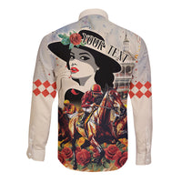 Personalized Kentucky Ladies Long Sleeve Button Shirt The Run For The Roses Derby - Wonder Print Shop