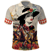 Personalized Kentucky Ladies Polo Shirt The Run For The Roses Derby - Wonder Print Shop