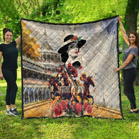Personalized Kentucky Ladies Quilt The Run For The Roses Derby - Wonder Print Shop