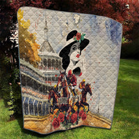 Personalized Kentucky Ladies Quilt The Run For The Roses Derby - Wonder Print Shop