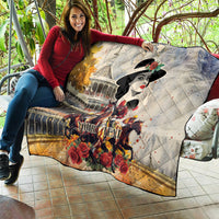 Personalized Kentucky Ladies Quilt The Run For The Roses Derby - Wonder Print Shop