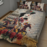 Personalized Kentucky Ladies Quilt Bed Set The Run For The Roses Derby - Wonder Print Shop