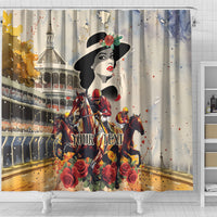 Personalized Kentucky Ladies Shower Curtain The Run For The Roses Derby