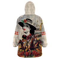 Personalized Kentucky Ladies Wearable Blanket Hoodie The Run For The Roses Derby - Wonder Print Shop