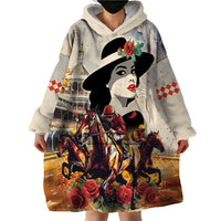 Personalized Kentucky Ladies Wearable Blanket Hoodie The Run For The Roses Derby - Wonder Print Shop