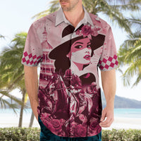Personalized Kentucky Ladies Hawaiian Shirt The Run For The Roses Derby - Pink Out - Wonder Print Shop