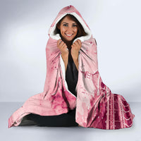Personalized Kentucky Ladies Hooded Blanket The Run For The Roses Derby - Pink Out