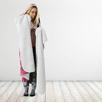 Personalized Kentucky Ladies Hooded Blanket The Run For The Roses Derby - Pink Out