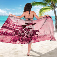 Personalized Kentucky Ladies Sarong The Run For The Roses Derby - Pink Out - Wonder Print Shop