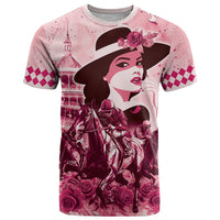 Personalized Kentucky Ladies T Shirt The Run For The Roses Derby - Pink Out - Wonder Print Shop