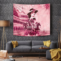 Personalized Kentucky Ladies Tapestry The Run For The Roses Derby - Pink Out - Wonder Print Shop