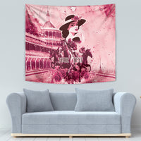 Personalized Kentucky Ladies Tapestry The Run For The Roses Derby - Pink Out - Wonder Print Shop