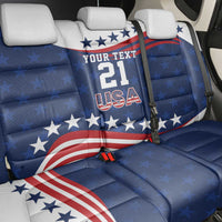 United States Pacific Rugby Custom Back Car Seat Cover USA Classic Sporty Pattern